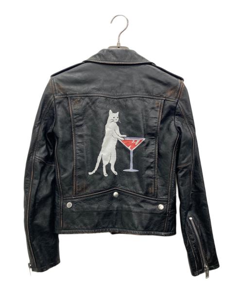 Saint Laurent Paris（サンローランパリ）Saint Laurent Paris (サンローランパリ) L01クラシックモーターサイクルレザージャケット ブラック サイズ:F34の古着・服飾アイテム