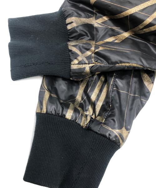 JOHN LAWRENCE SULLIVAN（ジョン ローレンス サリバン）JOHN LAWRENCE SULLIVAN (ジョン ローレンス サリバン) ナイロンジャケット ブラック×ゴールド サイズ:34の古着・服飾アイテム