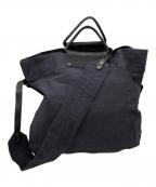 DRIES VAN NOTENドリスヴァンノッテン）の古着「2WAYショルダーバッグ」｜ネイビー