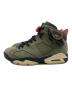 Travis Scott × Nike (トラヴィススコット×ナイキ) NIKE AIR JORDAN 6 RETRO カーキ サイズ:27.0：30000円