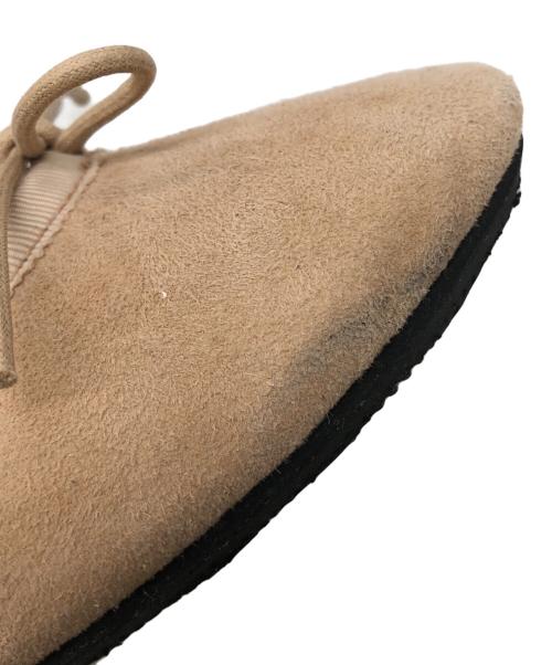 chausser（ショセ）chausser (ショセ) フラットパンプス ベージュ サイズ:37の古着・服飾アイテム