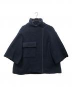 Henrik Vibskovヘンリック ヴィブスコフ）の古着「ウール混コート」｜ネイビー