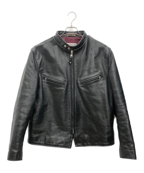 SCHOTT BROS.（ショット）SCHOTT BROS. (ショットブロス) レザージャケット ブラック サイズ:44の古着・服飾アイテム