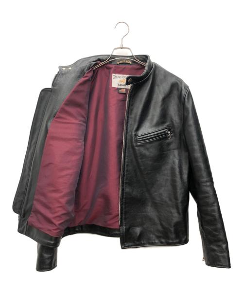 SCHOTT BROS.（ショット）SCHOTT BROS. (ショットブロス) レザージャケット ブラック サイズ:44の古着・服飾アイテム