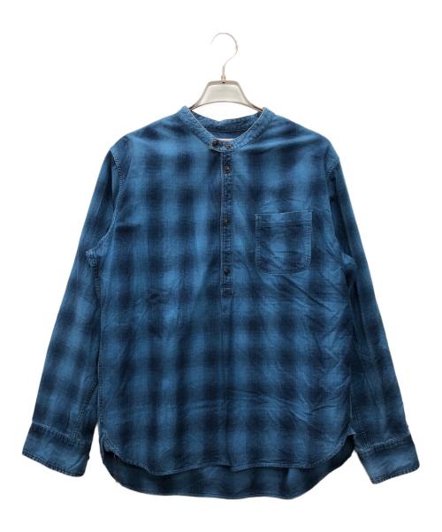 Pherrow's（フェローズ）Pherrow's (フェローズ) プルオーバーシャツ ブルー サイズ:XLの古着・服飾アイテム