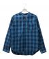 Pherrow's（フェローズ）の古着「プルオーバーシャツ」｜ブルー
