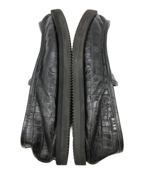 WACKO MARIA（ワコマリア）WACKO MARIA (ワコマリア) Aphrodite Gang Holdings (アフロディーテギャング ホールディングス) SUICOKE (スイコック) ローファー ブラック サイズ:28.0㎝の古着・服飾アイテム