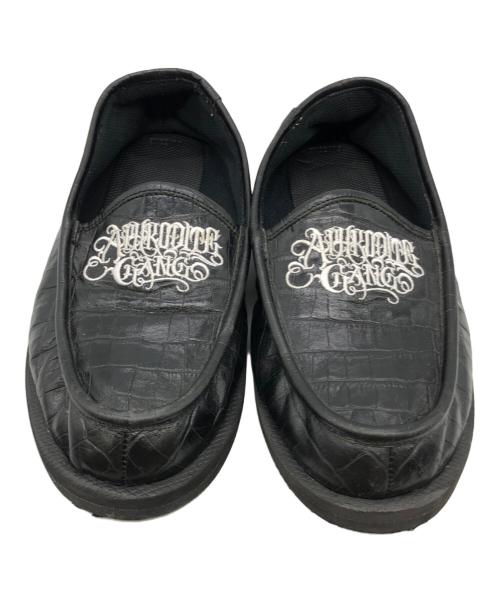 WACKO MARIA（ワコマリア）WACKO MARIA (ワコマリア) Aphrodite Gang Holdings (アフロディーテギャング ホールディングス) SUICOKE (スイコック) ローファー ブラック サイズ:28.0㎝の古着・服飾アイテム