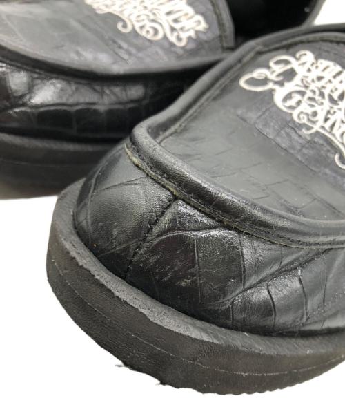 WACKO MARIA（ワコマリア）WACKO MARIA (ワコマリア) Aphrodite Gang Holdings (アフロディーテギャング ホールディングス) SUICOKE (スイコック) ローファー ブラック サイズ:28.0㎝の古着・服飾アイテム