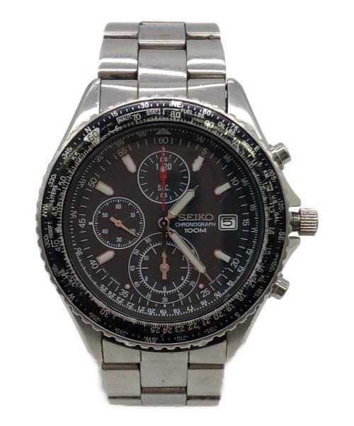 SEIKO（セイコー）SEIKO (セイコー) 腕時計 ブラックの古着・服飾アイテム