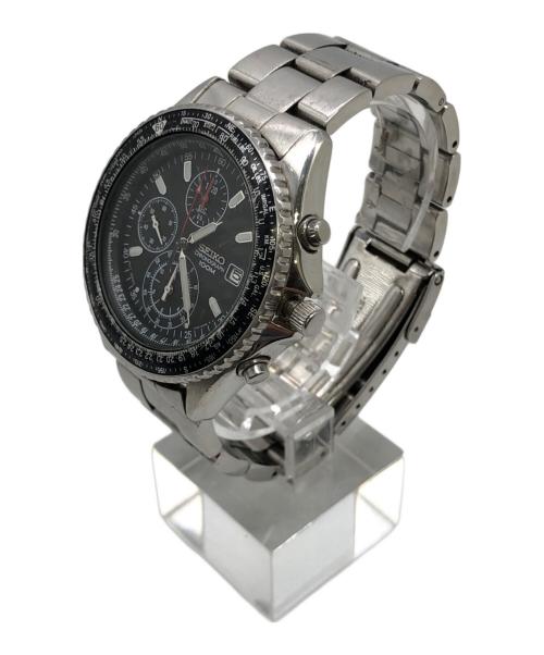 SEIKO（セイコー）SEIKO (セイコー) 腕時計 ブラックの古着・服飾アイテム