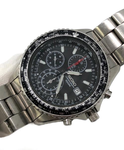 SEIKO（セイコー）SEIKO (セイコー) 腕時計 ブラックの古着・服飾アイテム