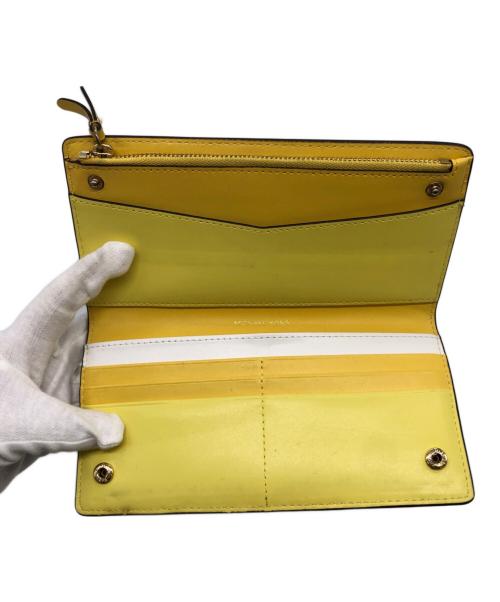 MICHAEL KORS（マイケル・コース）MICHAEL KORS (マイケルコース) 長財布　キャリーオール イエローの古着・服飾アイテム