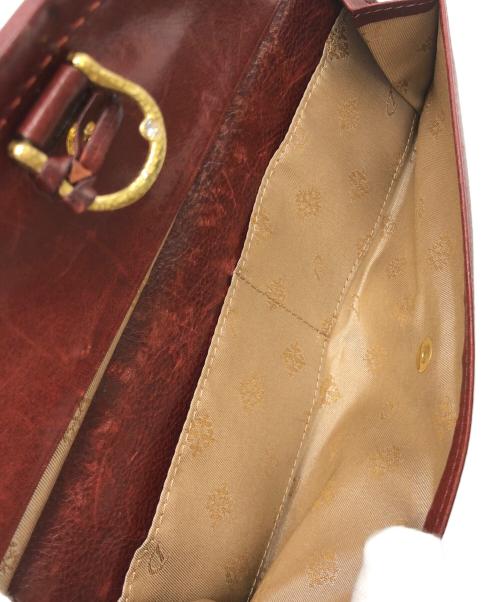 DAKOTA（ダコタ）Dakota (ダコタ) がま口財布 レッドブラウンの古着・服飾アイテム