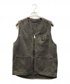 CarHarttカーハート）の古着「デニムベスト」｜グレー