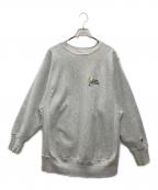 Championチャンピオン）の古着「カレッジロゴスウェット」｜グレー