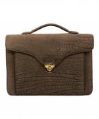 prayerプレイア）の古着「ビジネスバッグ」｜ブラウン