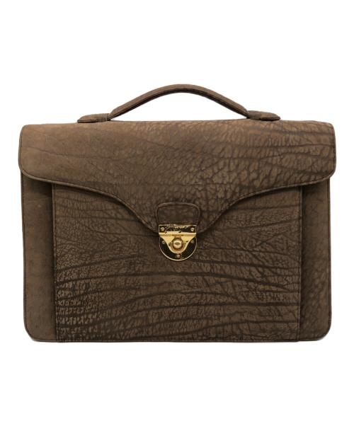 prayer（プレイア）prayer (プレイア) ビジネスバッグ ブラウンの古着・服飾アイテム