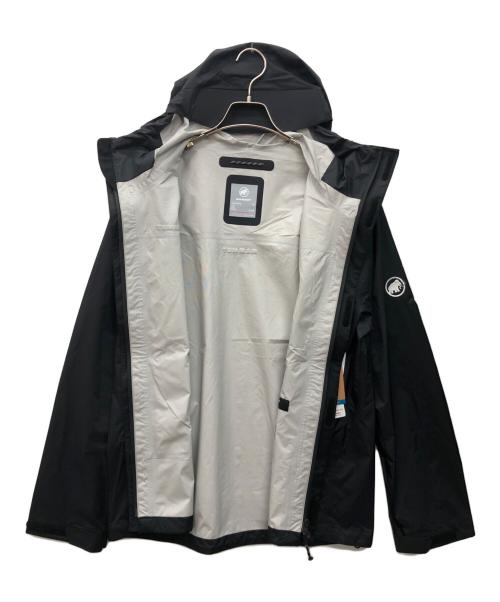 MAMMUT（マムート）MAMMUT (マムート) マイクロレイヤー 2.0 ハードシェル フーデッド ジャケット ブラック サイズ:L 未使用品の古着・服飾アイテム