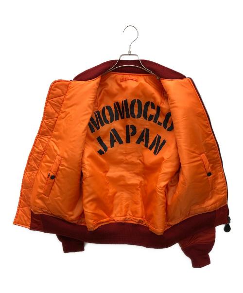 ももクロ（モモクロ）ももクロ (モモクロ) MOMOCLO JAPAN　フライトジャケット オレンジ サイズ:Mの古着・服飾アイテム