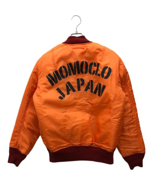 ももクロ（モモクロ）ももクロ (モモクロ) MOMOCLO JAPAN　フライトジャケット オレンジ サイズ:Mの古着・服飾アイテム