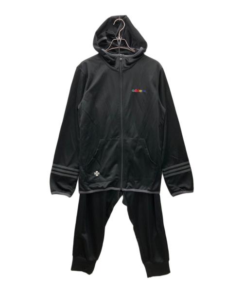 ももクロ（モモクロ）ももクロ (モモクロ) adidas (アディダス) ももクロ プロデュース ジャージ上下セット＜adidas NEO Label＞ ブラック サイズ:Mの古着・服飾アイテム