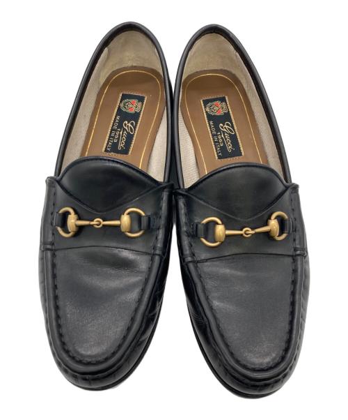 GUCCI（グッチ）GUCCI (グッチ) 1953 ホースビットローファー ブラック サイズ:36 1/2（23.5-24）の古着・服飾アイテム