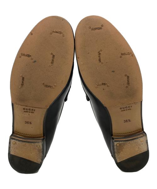 GUCCI（グッチ）GUCCI (グッチ) 1953 ホースビットローファー ブラック サイズ:36 1/2（23.5-24）の古着・服飾アイテム
