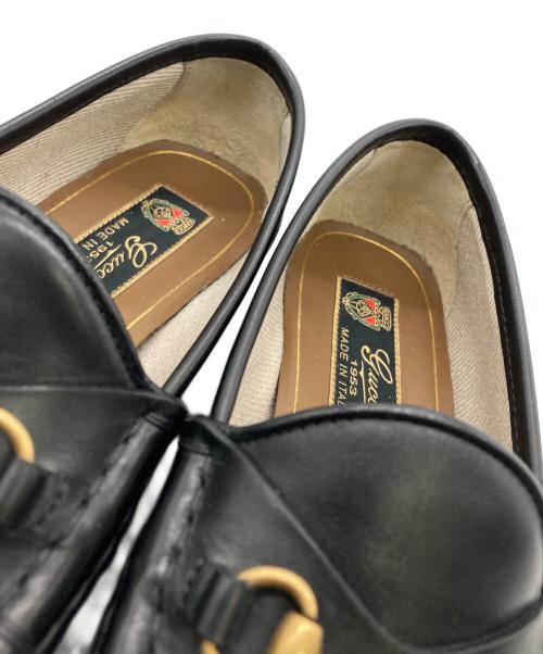 GUCCI（グッチ）GUCCI (グッチ) 1953 ホースビットローファー ブラック サイズ:36 1/2（23.5-24）の古着・服飾アイテム