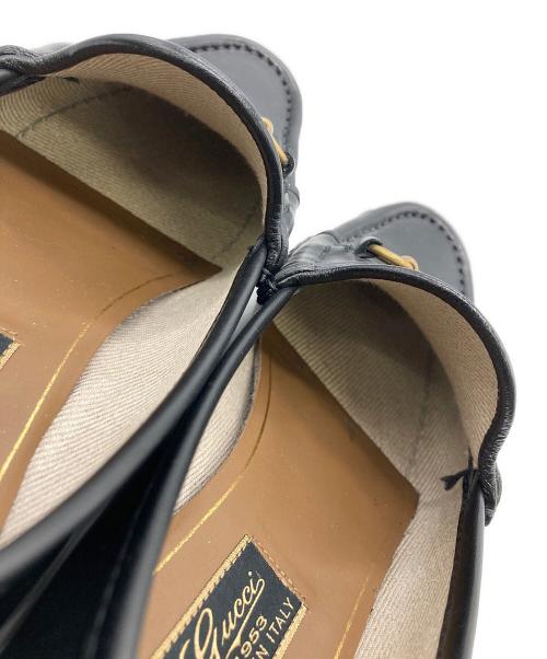 GUCCI（グッチ）GUCCI (グッチ) 1953 ホースビットローファー ブラック サイズ:36 1/2（23.5-24）の古着・服飾アイテム