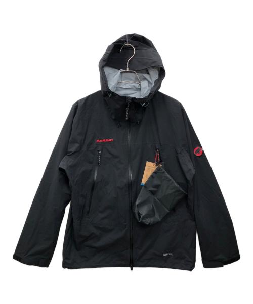 MAMMUT（マムート）MAMMUT (マムート) masao light hs hooded jacket（マサオ ライト 2.0 ハードシェル フーデッド ジャケット） ブラック サイズ:M 未使用品の古着・服飾アイテム