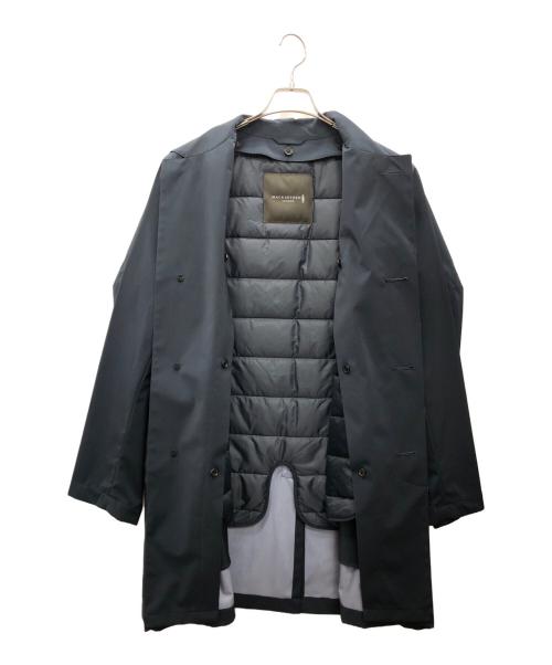 MACKINTOSH LONDON（マッキントッシュ ロンドン）MACKINTOSH LONDON (マッキントッシュ ロンドン) 3レイヤーポリエステルステンカラーコート ネイビー サイズ:40の古着・服飾アイテム