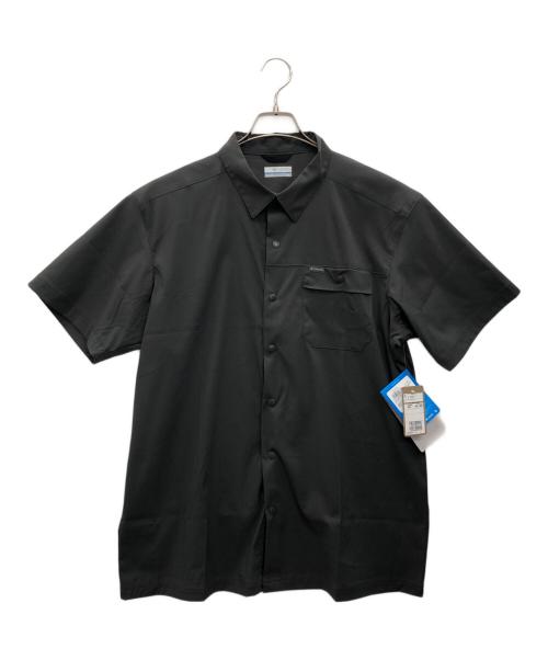 Columbia（コロンビア）Columbia (コロンビア) ランドローマーリップストップショートスリーブシャツ グレー サイズ:Lの古着・服飾アイテム