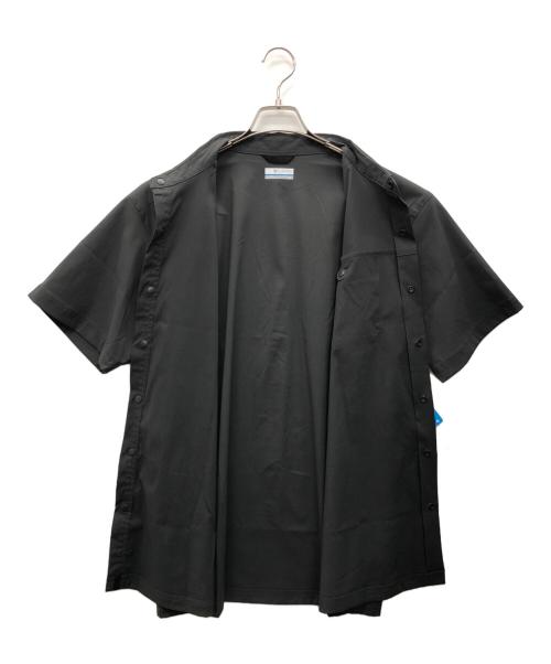 Columbia（コロンビア）Columbia (コロンビア) ランドローマーリップストップショートスリーブシャツ グレー サイズ:Lの古着・服飾アイテム