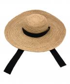 MAISON N.H PARISメゾン・エヌ・アッシュ・パリ）の古着「ラフィアリボンハット」