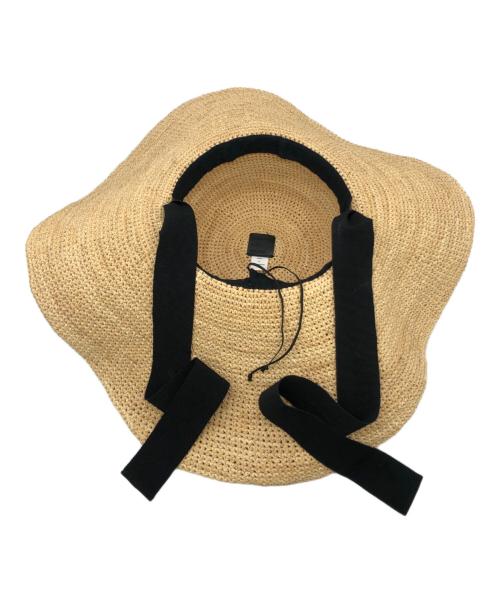 MAISON N.H PARIS（メゾン・エヌ・アッシュ・パリ）MAISON N.H PARIS (メゾン・エヌ・アッシュ・パリ) ラフィアリボンハットの古着・服飾アイテム