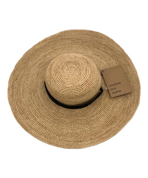 MAISON N.H PARIS（メゾン・エヌ・アッシュ・パリ）MAISON N.H PARIS (メゾン・エヌ・アッシュ・パリ) ラフィアリボンハットの古着・服飾アイテム