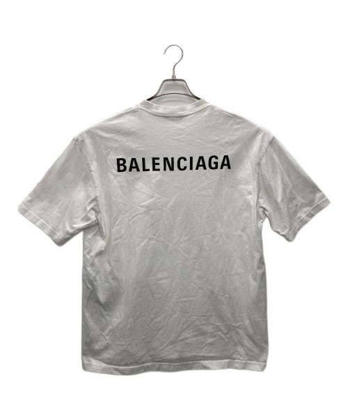 BALENCIAGA（バレンシアガ）BALENCIAGA (バレンシアガ) ロゴTシャツ アイボリー サイズ:XSの古着・服飾アイテム