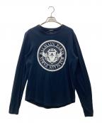 BALMAINバルマン）の古着「長袖Tシャツ」｜ネイビー