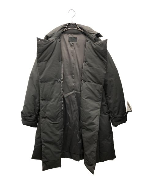 icB（アイシービー）icB (アイシービー) ダウンコート ブラック サイズ:46の古着・服飾アイテム