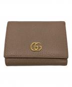 GUCCIグッチ）の古着「3つ折り財布」｜ベージュ