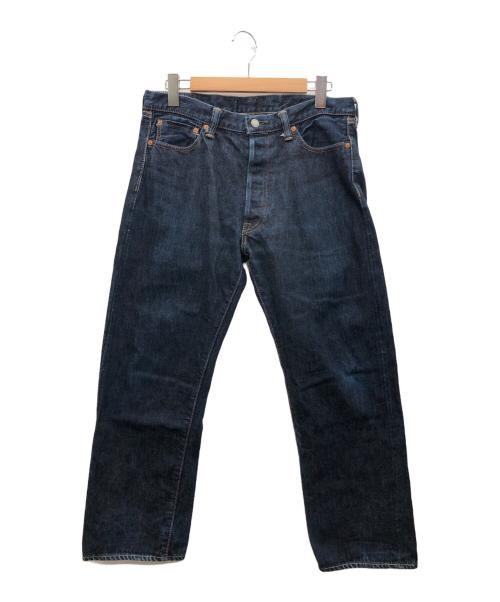 MOMOTARO JEANS（桃太郎ジーンズ）MOMOTARO JEANS (桃太郎ジーンズ) 出陣ミドルストレートデニム ネイビー サイズ:W33の古着・服飾アイテム