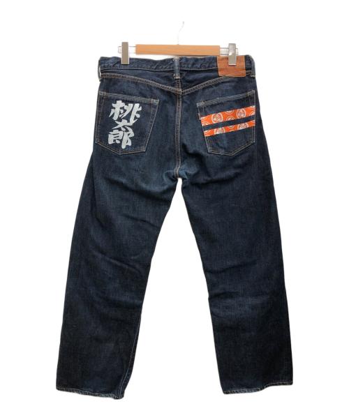 MOMOTARO JEANS（桃太郎ジーンズ）MOMOTARO JEANS (桃太郎ジーンズ) 出陣ミドルストレートデニム ネイビー サイズ:W33の古着・服飾アイテム