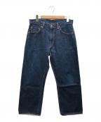 MOMOTARO JEANS桃太郎ジーンズ）の古着「銅丹レガシィブルー・クラシックストレートデニム」｜ネイビー