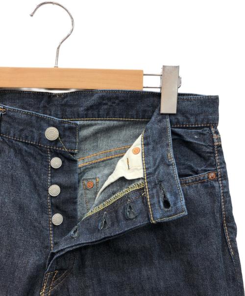 MOMOTARO JEANS（桃太郎ジーンズ）MOMOTARO JEANS (桃太郎ジーンズ) 10oz出陣スリムストレートデニムパンツ ネイビー サイズ:W34の古着・服飾アイテム