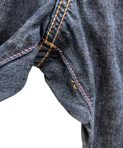 MOMOTARO JEANS（桃太郎ジーンズ）MOMOTARO JEANS (桃太郎ジーンズ) 10oz出陣スリムストレートデニムパンツ ネイビー サイズ:W34の古着・服飾アイテム