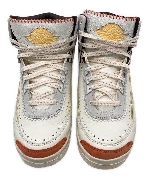 NIKE（ナイキ）NIKE (ナイキ) Maison Chateau Rouge (メゾンシャトールージュ) Air Jordan 2 Retro SP ホワイト×オレンジ サイズ:29.5の古着・服飾アイテム