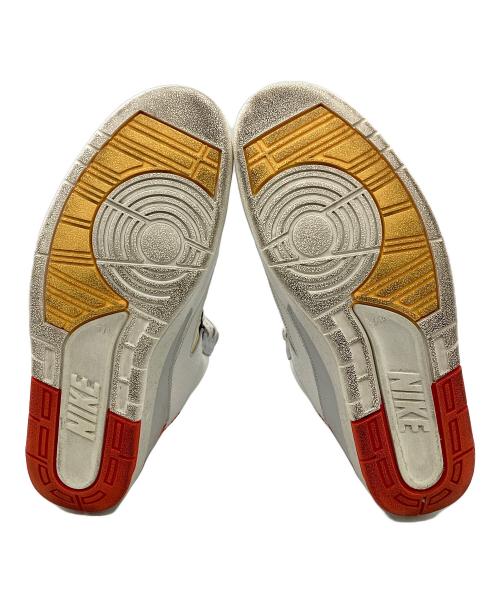 NIKE（ナイキ）NIKE (ナイキ) Maison Chateau Rouge (メゾンシャトールージュ) Air Jordan 2 Retro SP ホワイト×オレンジ サイズ:29.5の古着・服飾アイテム