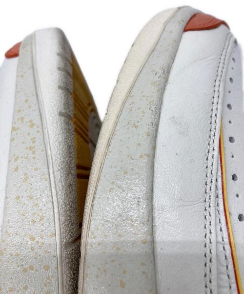 NIKE（ナイキ）NIKE (ナイキ) Maison Chateau Rouge (メゾンシャトールージュ) Air Jordan 2 Retro SP ホワイト×オレンジ サイズ:29.5の古着・服飾アイテム