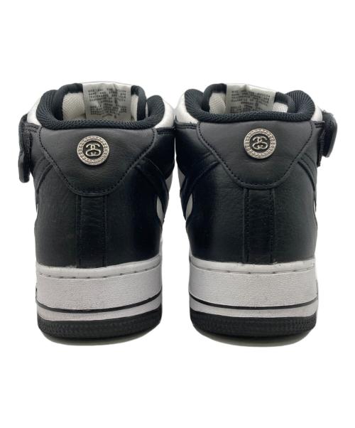 NIKE（ナイキ）NIKE (ナイキ) stussy (ステューシー) ハイカットスニーカー ブラック×ホワイト サイズ:29.0の古着・服飾アイテム